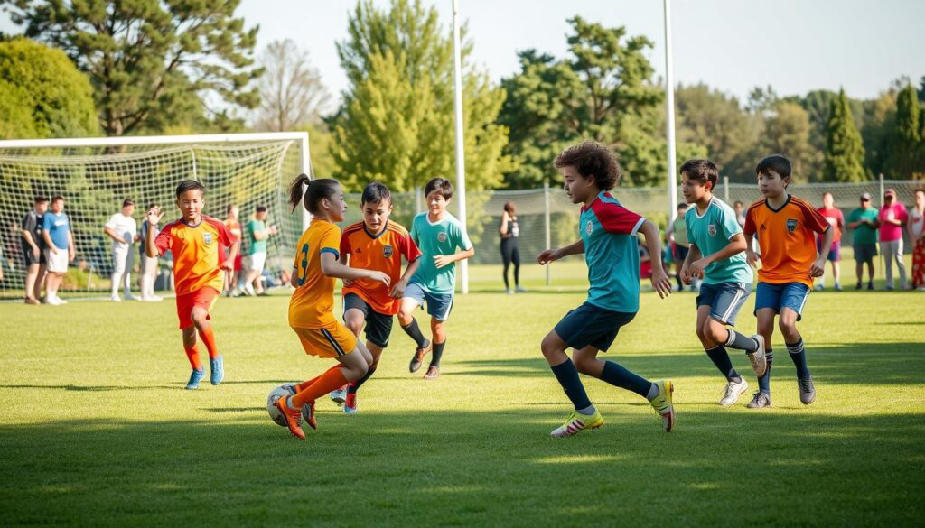 Amateurfußball Spiele Szenen